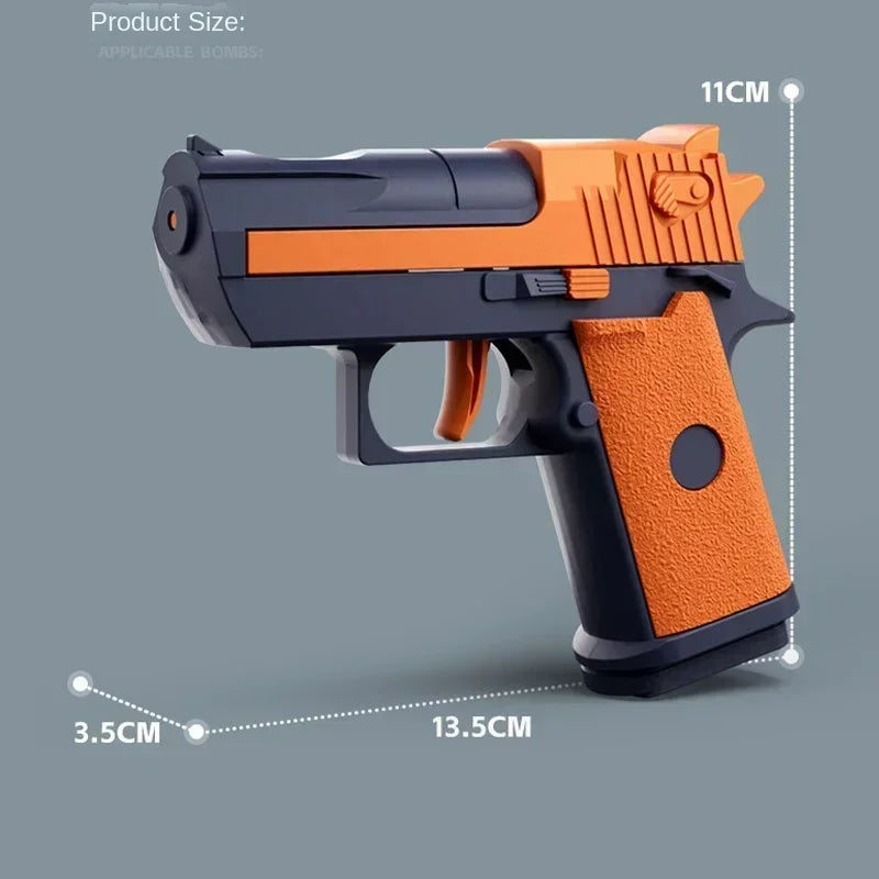 Desert Eagle Large Water Gun Capacity High Voltage Linkage Continuous Fire Glock Summer Water Battle Beach Children's Water Gun