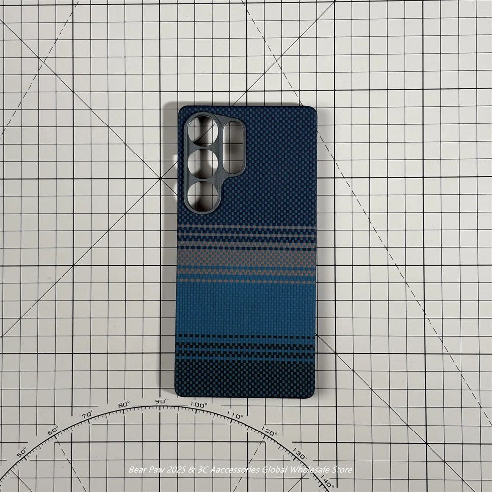 Magnetic Case for Samsung S25 Ultra Aramid Carbon Fiber Protective Cover for Samsung Galaxy S25 Ultra Carbon Cases