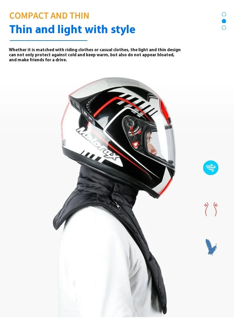 2024 Windproof Scarf Winter Motorcycle Riding Neck Cold Protection Neck Chest With Fleece Outdoor Sports Skiing Warm Neck Cover