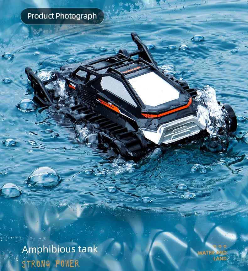 JJRC Q183 Rc Tank Car Track Remote Control Cars Off Road 4X4 2.4G Amphibious Crawler Truck Climbing Electric Model Vehicles Toys