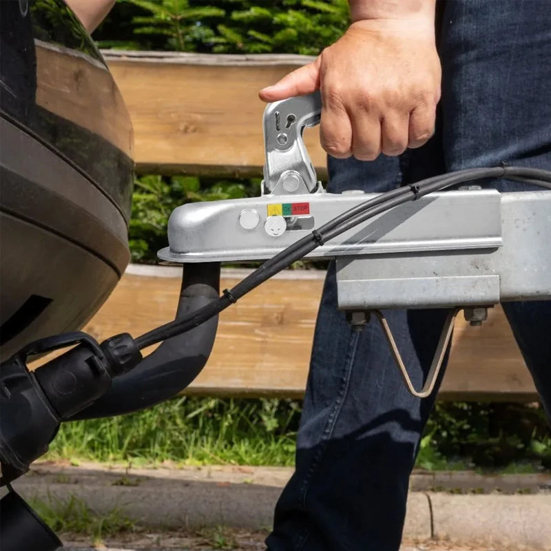 Universal Trailer Coupling Hitch 50mm Pressed Steel For Unbraked Trailers Upto 750kg Trailer Hitch Towing Coupler Mount