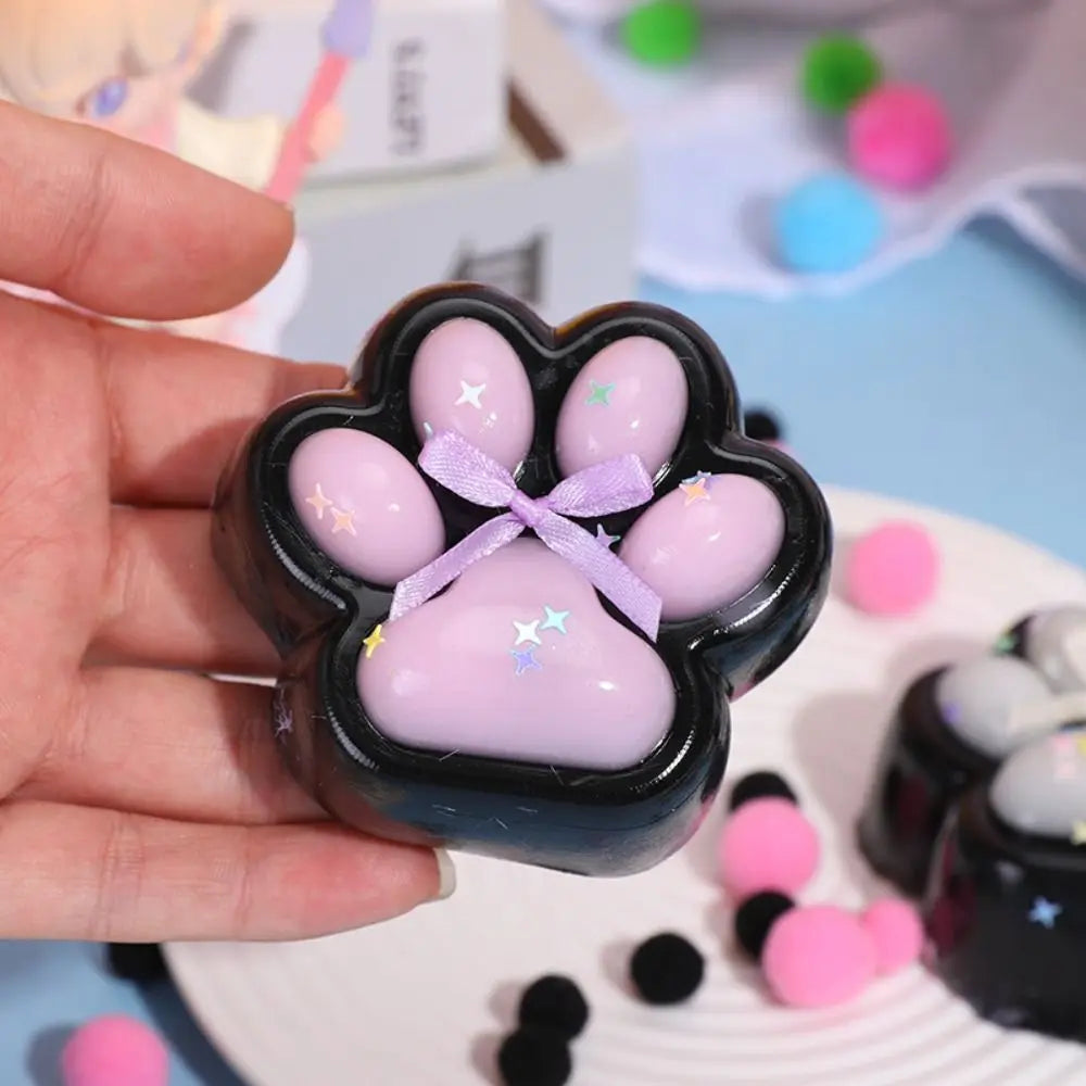 Squeeze Cat Paw Toys Pinching Cat Paw Decompressing Toy Soft Sticky Stress Relief Relax Toys