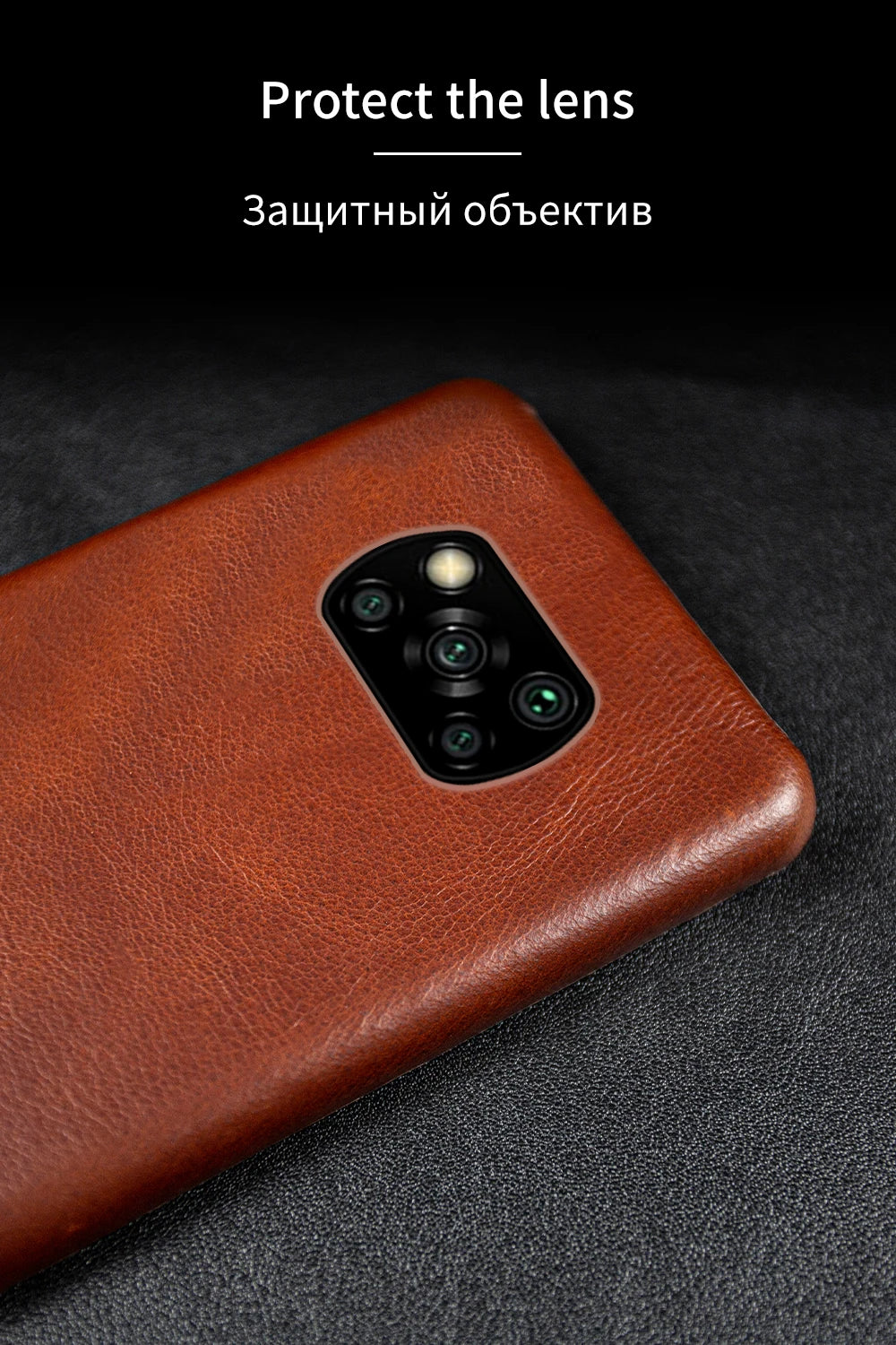 Genuine Leather Phone Case For Xiaomi Poco Series Cover Hand Made Oil Wax Pattern X3 X4 M3 M4 M5 F1 F2 F3 F3GT F4 F4GT C40 C50