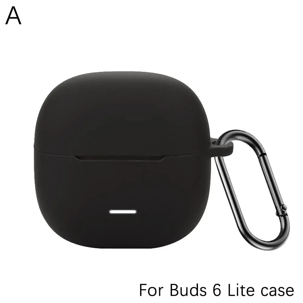 Earphone Protective Cover For Xiaomi Redmi Buds 6 Lite Youth Edition Silicone Protective Case Dust-proof Anti-Drop Storage Box