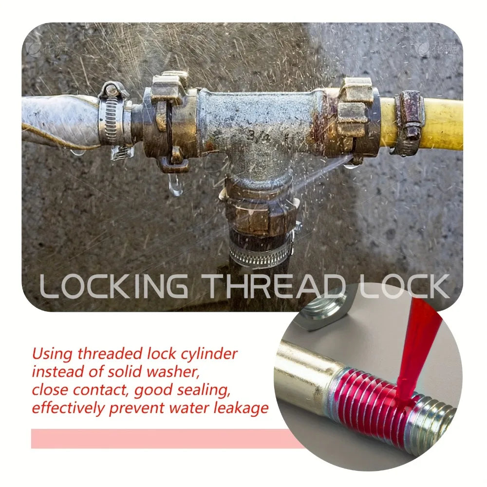 50ml Threadlocker Anaerobic Glues Anti Loose Screw Glues Fastening Sealant Quickly Cured Thread Locking Agent Sealant for Screws