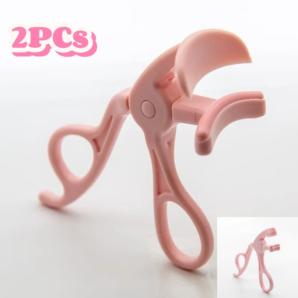 2 Style Eyelash Curler,Achieve Perfect Curls in 5 Seconds - Quick Natural Curling for Long Lasting  Makeup Tools Lash Curler