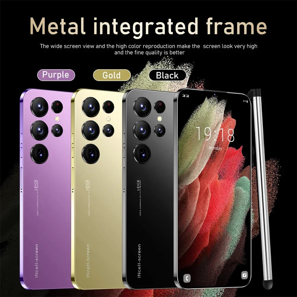 HOT 2025 new S25 Ultra original intelligent 5G dual card dual standby Android 14 system global version 108MP 8000mAh battery