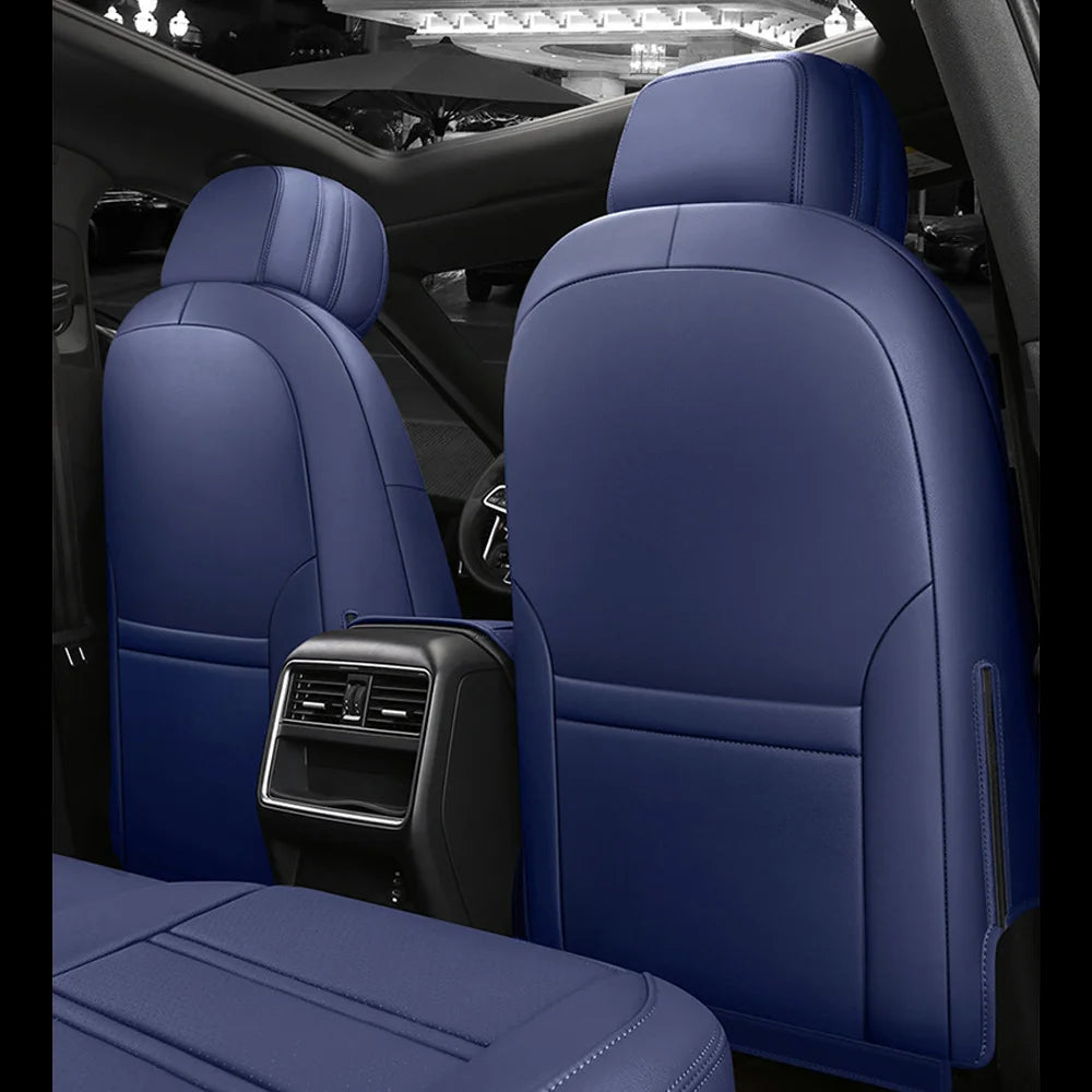 For Land Rover Range Rover Velar 2017 2018 2019 2020 Faux Leather Custom Car Seat Covers Full Set Interior Protector Accessories