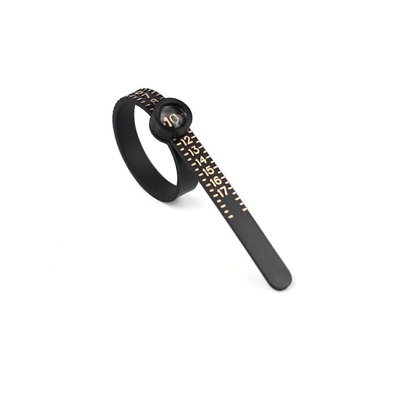 Ring Ruler Ring Measuring Tape Ring Measuring Tool Annular Coil Finger Size Filter with Magnifying Glass US UK EU HK Size