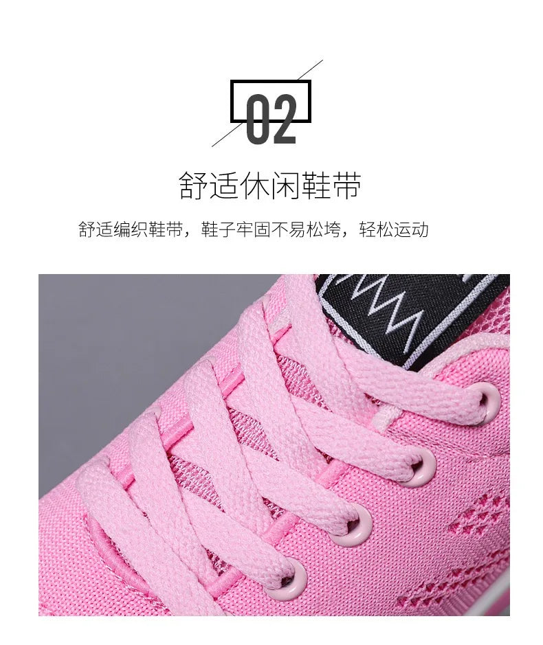 2024 Summer Women Shoes Breathable Mesh Outdoor Light Weight Sports Shoes Casual Walking Sneakers Tenis Feminino Zapatos Mujer