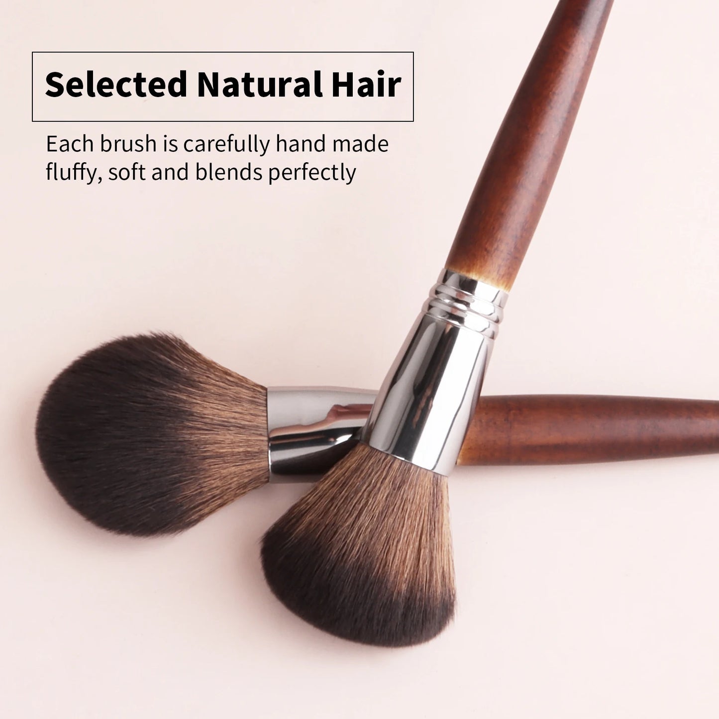 24 makeup brushes with wooden handles Natural Makeup Brushes Set Eyeshadow Make Up Brush Hair Kit for Makeup nabor kistey Blendi