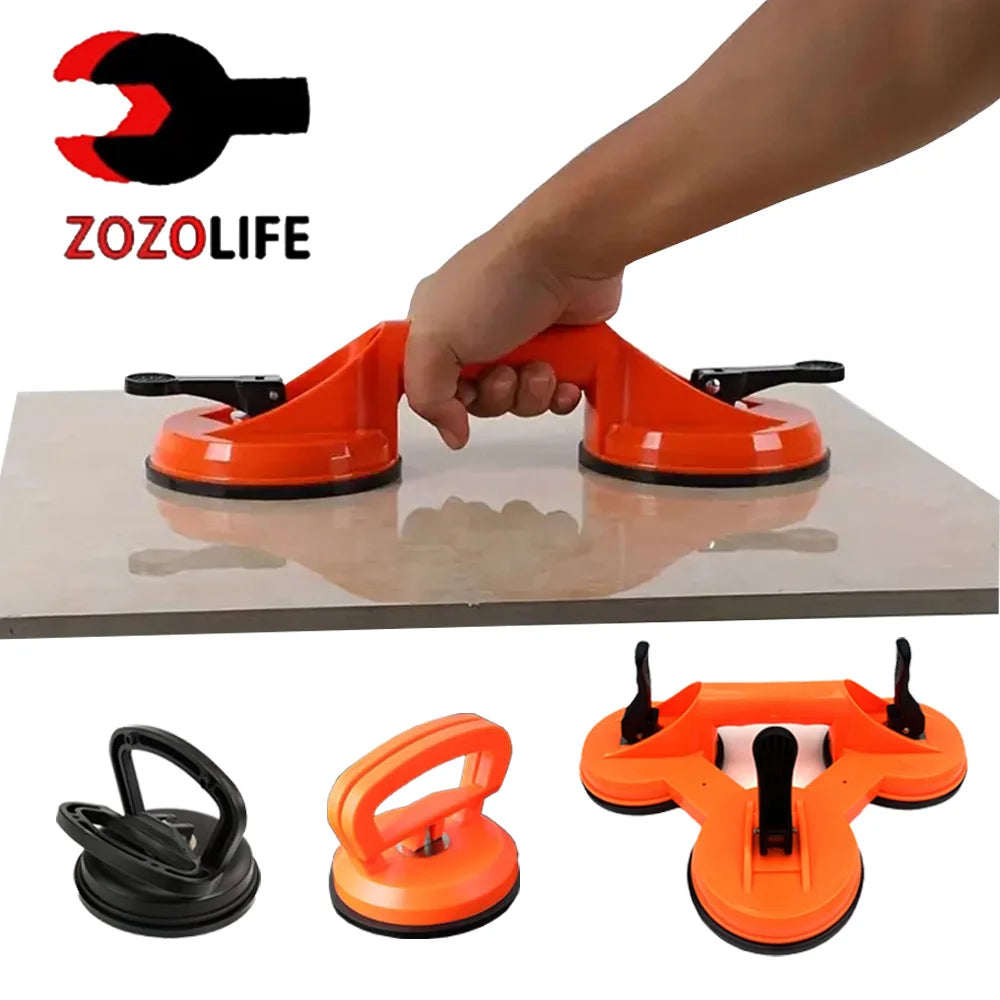 Glass Suction Cup Handle Suction Cup Dent Puller Handle Lifter for Lift Tile Floor Car Windshield Repair Hand Construction Tools