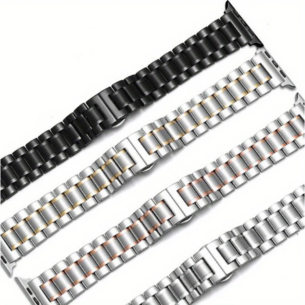 Watch Straps For Apple Watch Band Series 9/8/7/6/5/4/SE Stainless Steel Bracelet For IWatch Series Ultra 49mm 45mm 44mm 41 40mm