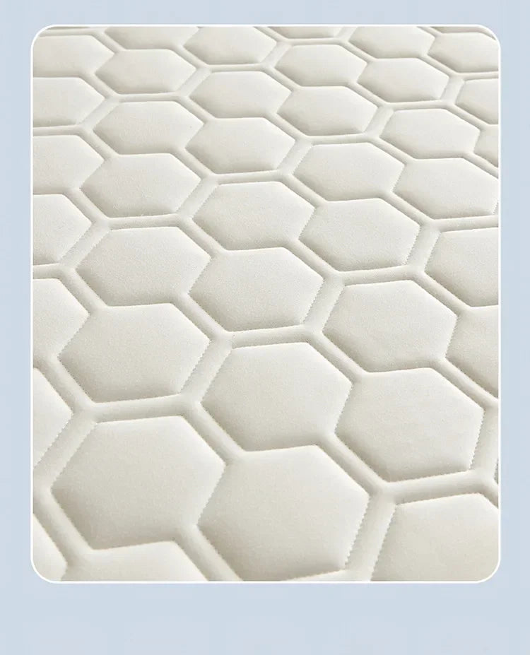 Breathable Antibacterial Cushion Mattress Toppers, Soft Fiber Bed Mattress, Comfortable Mattress, Quilt Mats Toppers Memory Foam