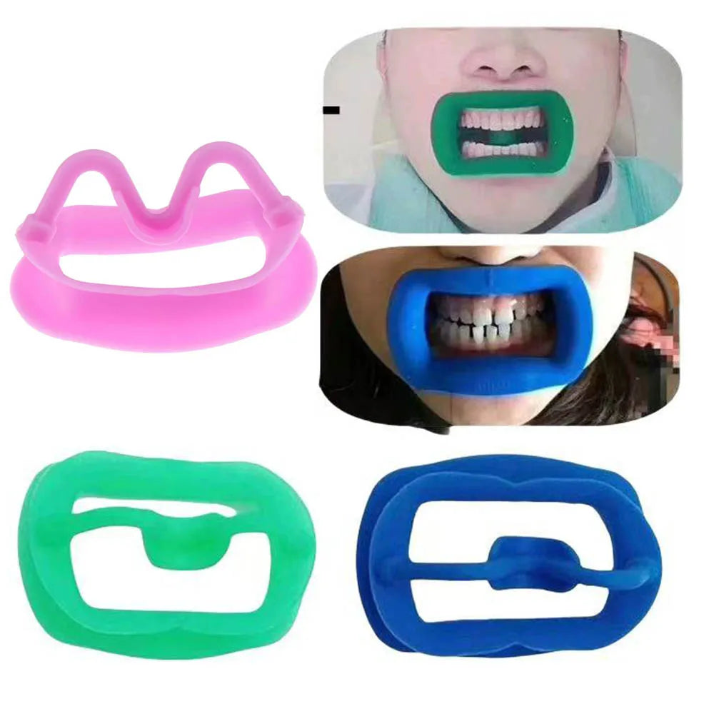 Soft 3D Dental Cheek Retractor with Lip Guard for Mouth Opening and Cheek Expansion Orthodontic Use 4 Colors Available
