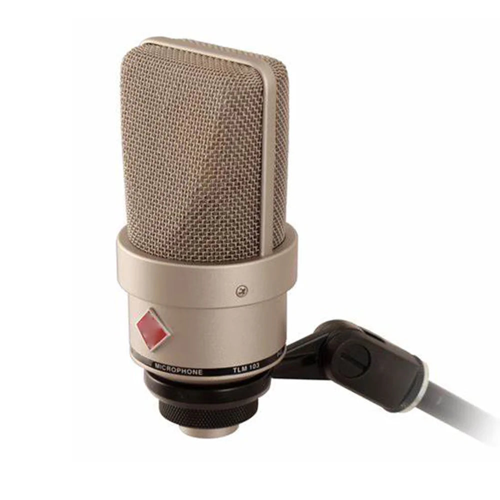 Professional TLM103 TLM 103 Large Diaphragm Super Cardioid Condenser Microphone Recording Live Singing Vocal mic for Sing Record
