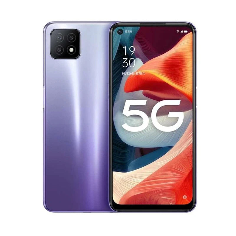 OPPO A73 smartPhone 5G Global firmware MTk Dimensity 720 2400x1080px 4030mAh camera 16MP+8MP good condition used phone