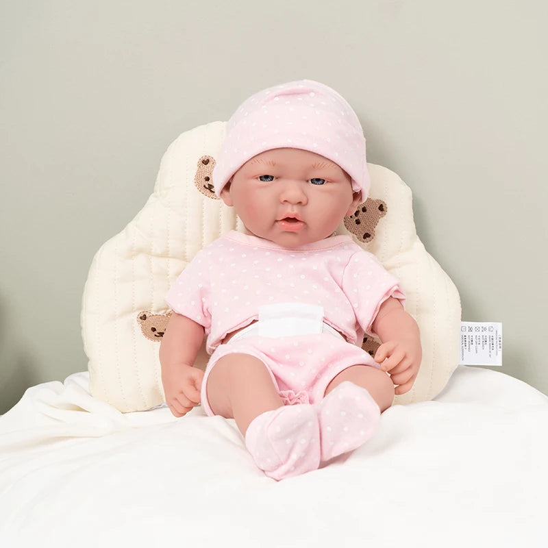 35CM 14inch Baby Dolls Cute Soft Silicone Baby Reborn Baby Doll Toys For Children Girls Gifts Lifelike Full Body Girl Dolls