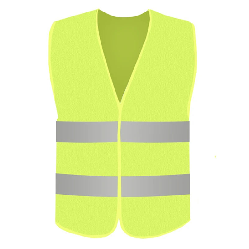 High Visibility Jacket Visibility Safety Reflective Fluorescent Fluorescent Mesh Vest For Safety Car Emergency Reflective Vest