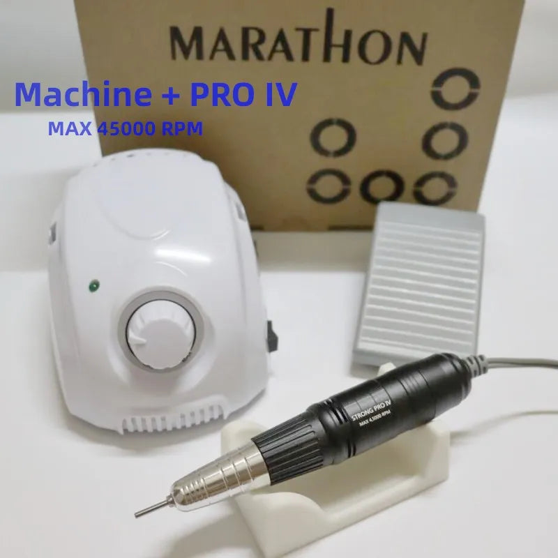STRONG MARATHON champion-3 Strong 210 PRO 105LN Handle 50000 rpm Electric manicure Nail Drill machine FORTE 210 Nail art Tool