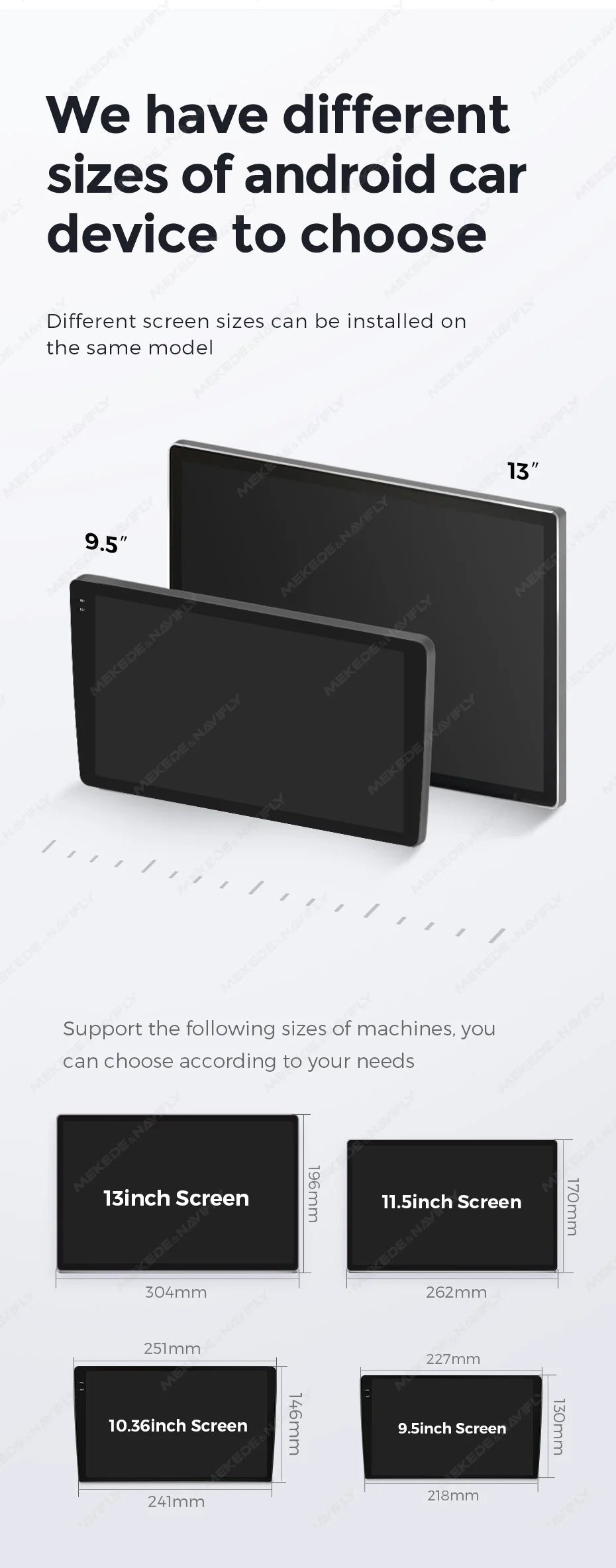 DUDUAUTO 9.5/10.36inch DUDU7 Android 13 Universal Carplay Multimedia Car Radio WIFI DSP TDA7708 12+512G Android-Auto Carplay