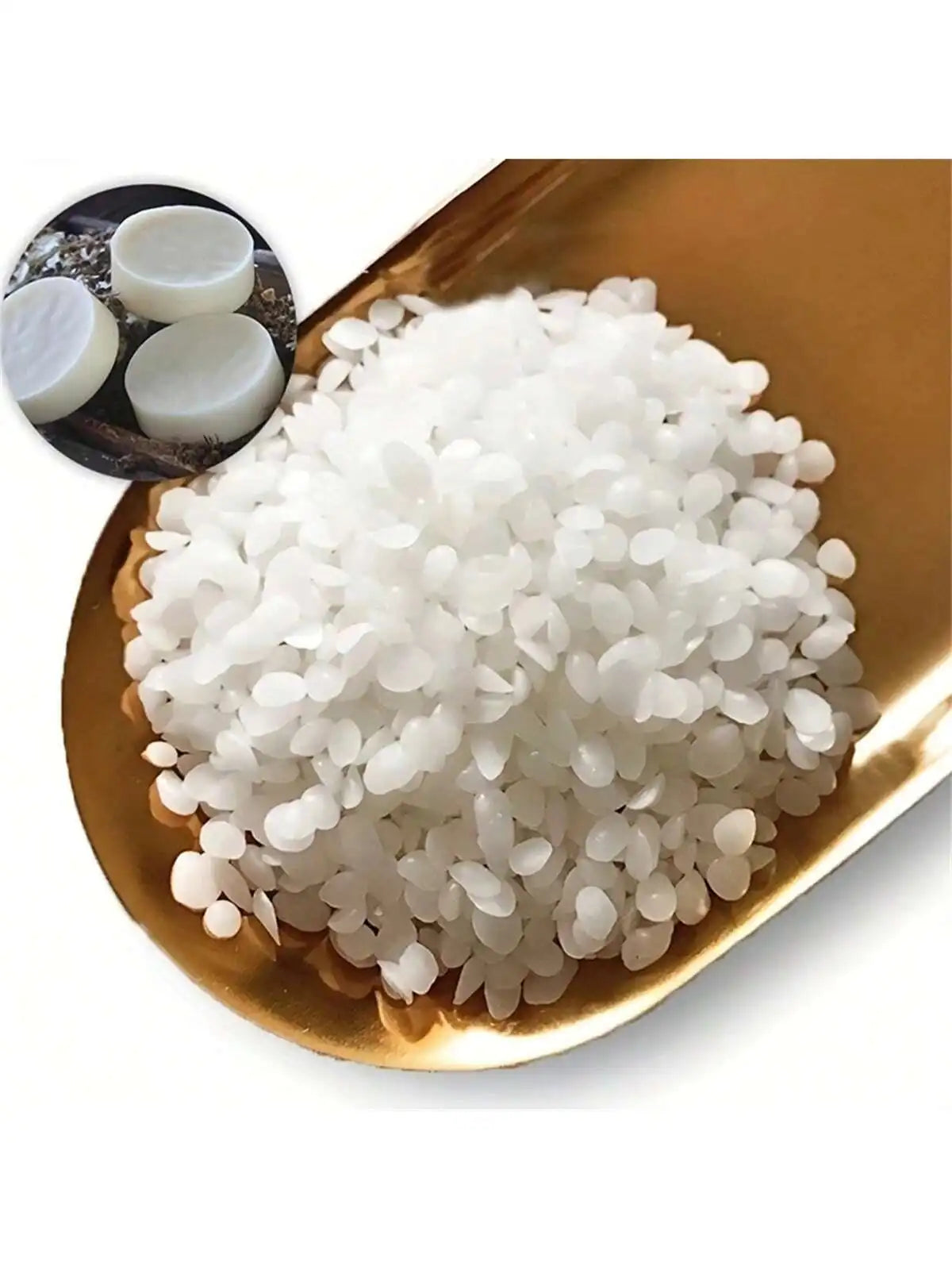 200g/500g Natural Soy Wax Granular Scented Candle Raw Material 100% No Additives for DIY Candle Making Supplies Candle Raw Mater