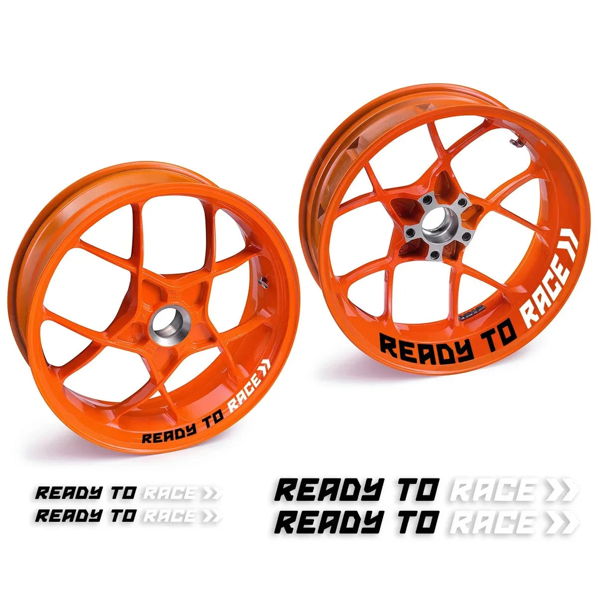 Reflective Motorcycle Wheel Stickers Hub Decals For KTM Ready To Race R2R Super Adventure Duke 690 790 890 Rc1290 390 1190 Rc8