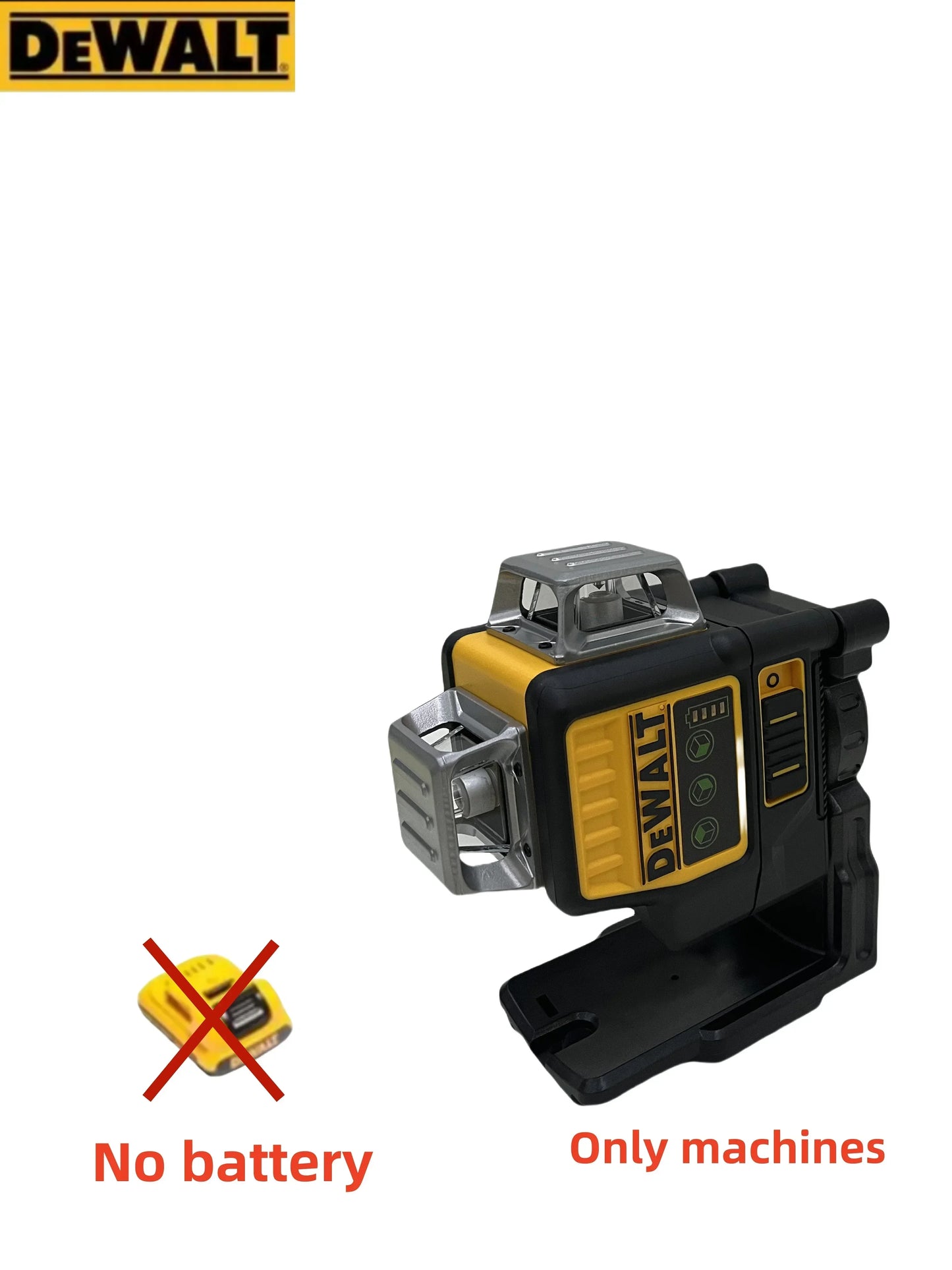 2025 Dewalt DW089LG 12 Lines 3 Sides*360 Degree Vertical 12V Lithium Battery Laser Level Horizontal