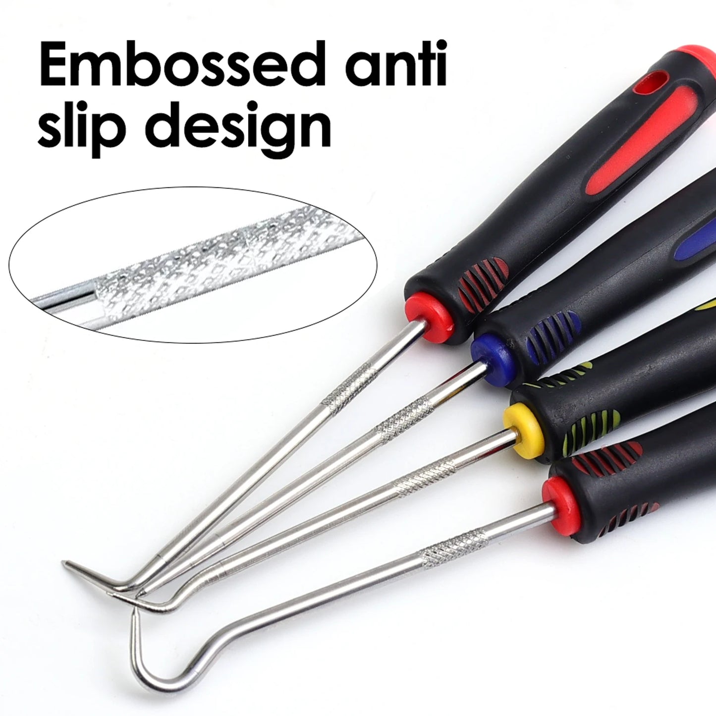 4Pcs Car Oil Seal Screwdrivers Set Auto O-Ring Seal Gasket Pick Puller Remover Tool Kit for Car Repair
