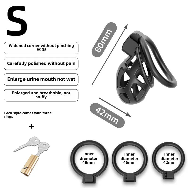 Male Chastity Dragon Lock  Device Comfortable To Wear Bird Cage Ring Male SM Penis Bondage Cage Penis Training Toy Adult Product