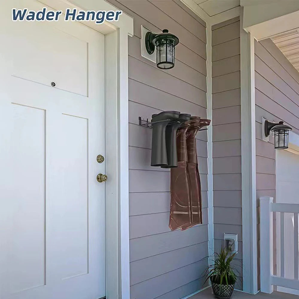 1pcs Boot Rack Hanger Wall Mounted- (4 Pair) Sturdy Metal Boot Organizer, Tall Shoe Holder for Closet, Entryway, Indoor, Garage