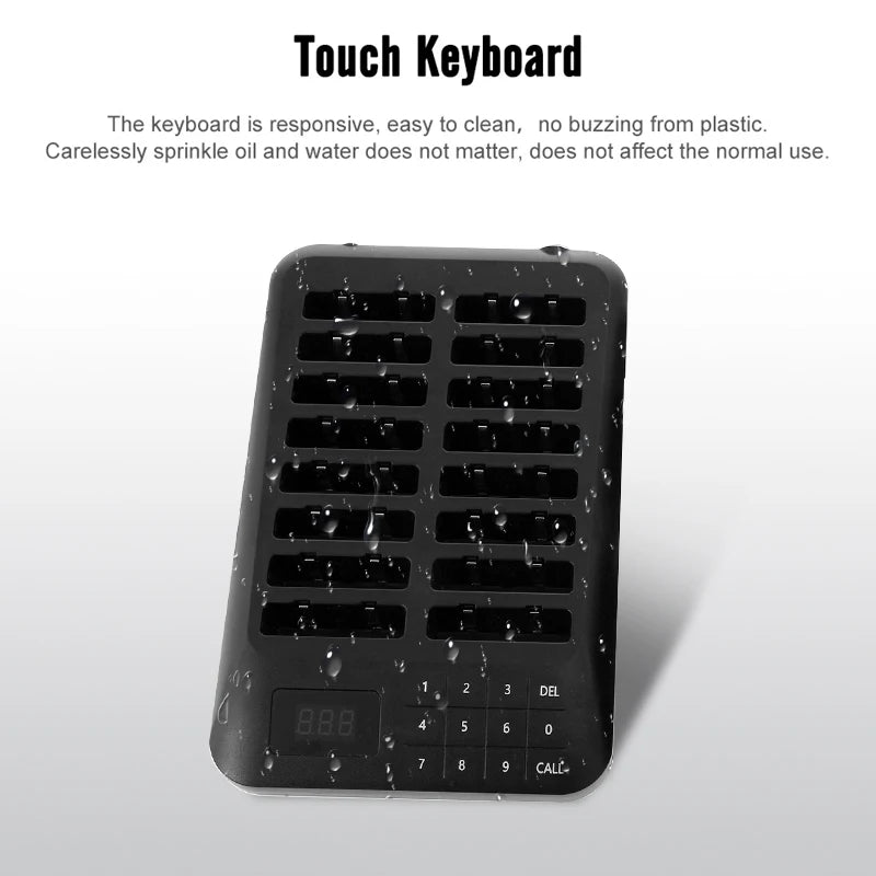 Wireless Restaurant Pager Food Truck Coasters Buzzer Pager Receiver Calling System For Bar Cafe Food Court Fast Food Shop Church