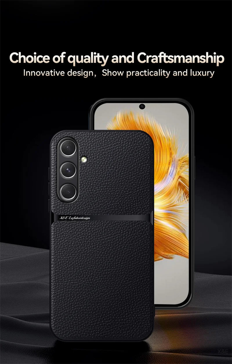 PU Leather Magnetic Case for Samsung Galaxy M35 A16 A36 A56 A15 5G A25 A35 A55 Protective Cover Hard Shell Coque Fundas