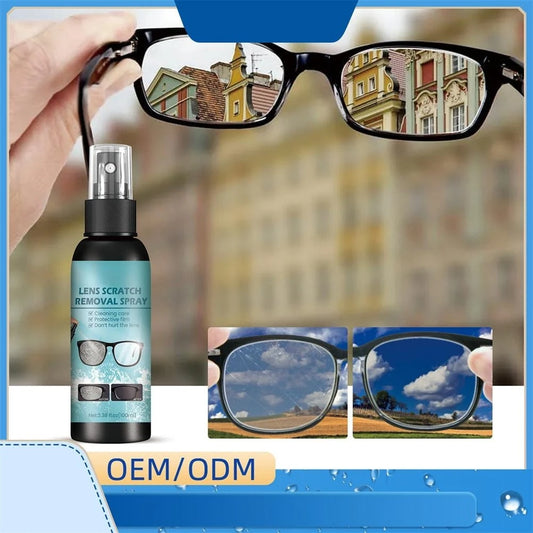 2023 Spray Repair Scratch Blur Eyeglass Lens Lens Scratch Remover Cleaning Glass Grinding Refurbished Maintenance Agent Home