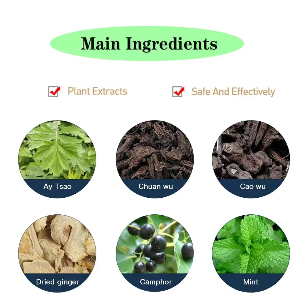Pain Relief Patch Muscle Joint Aches Knee Neck Back Body Plaster Mugwort Paste Herbal Wormwood Arthritis Sticker Rheumatoid