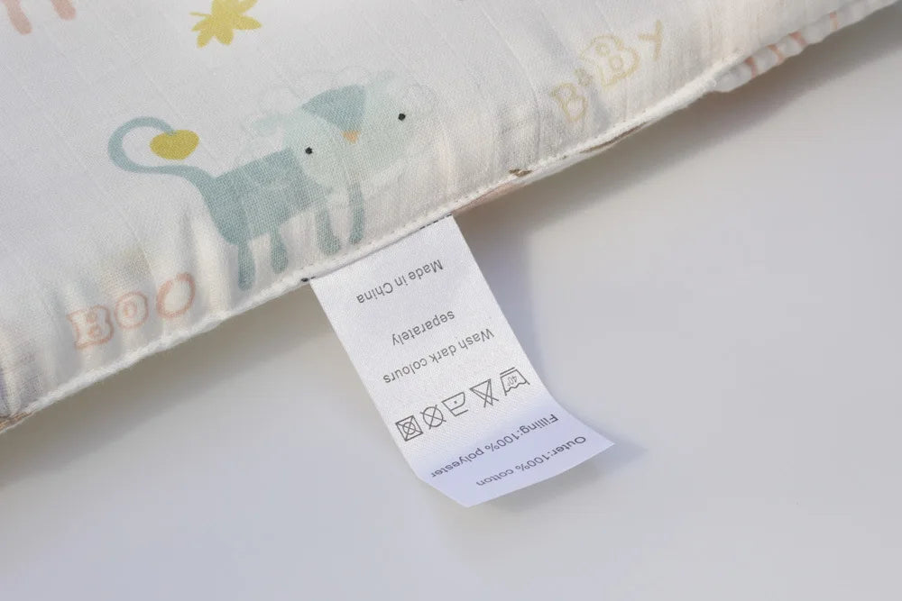 Baby Bed Bumper Newborn Bed Guardrail Anti-collision Removable Washable Baby Bed Safety Rails 6Pcs