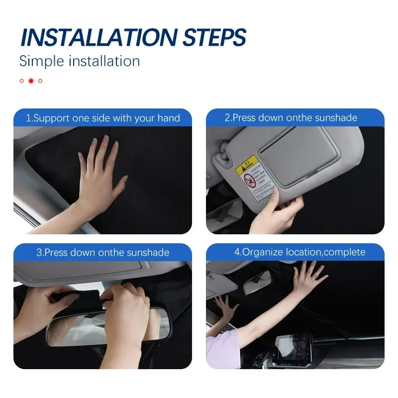 For Mercedes Benz C Class W202 S202 C200 1993-2000 Car Window Sunshade Cover Sun Shade Windshield Visor Protector Windscreen