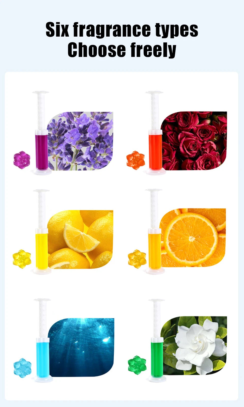 1/2Pcs Flower Toilet Cleaner Gel Syringe Aromatic Drain Toilet Cleaning Detergent Air Freshener Remove Odors Home Bathroom Tools