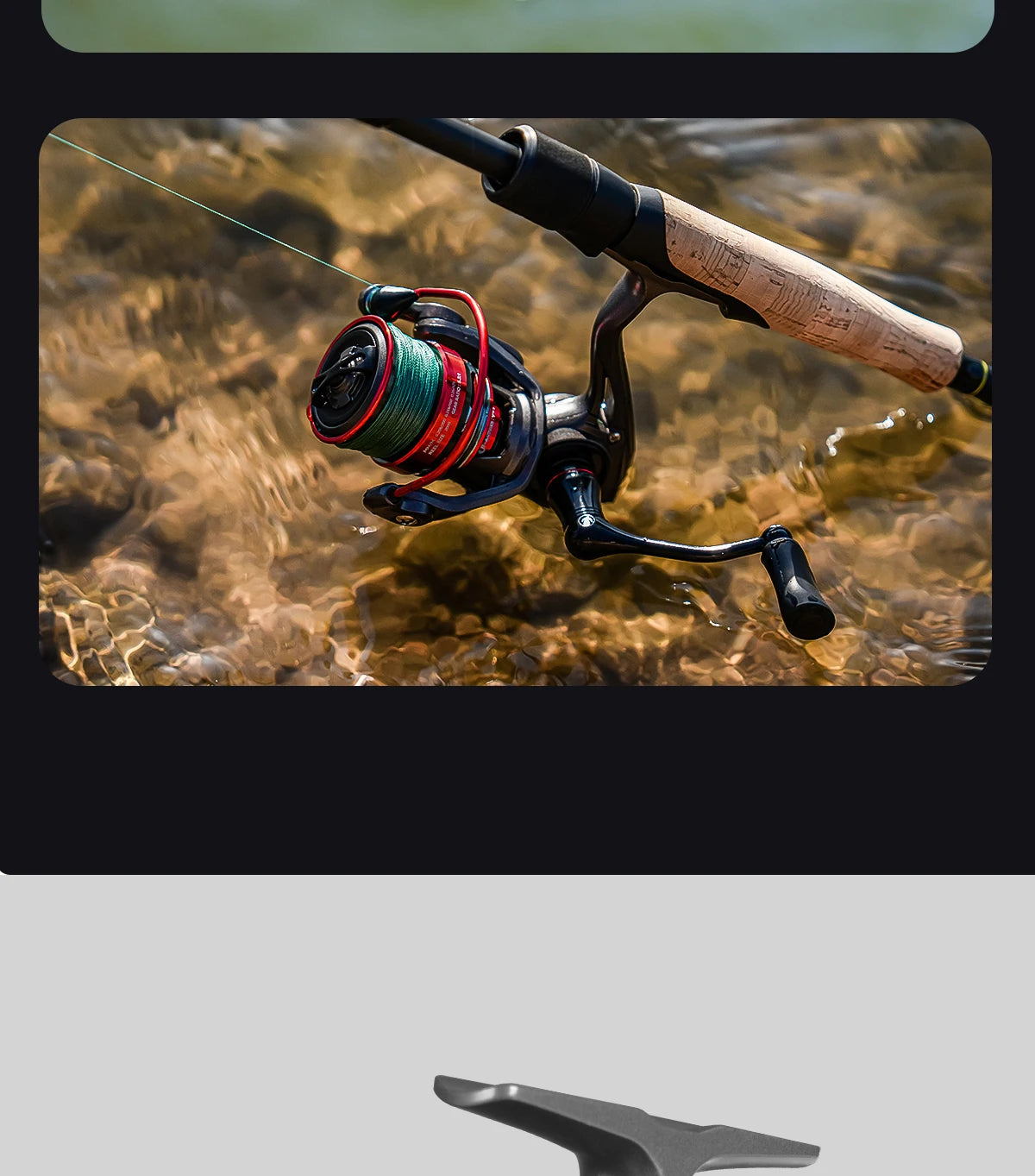 HANDING  ELITE Spinning Reel Max Drag 6kg 5.2:1 Gear Ratio Light Fishing Reel Slow Descent Gear Great Line Laying Spool Reel