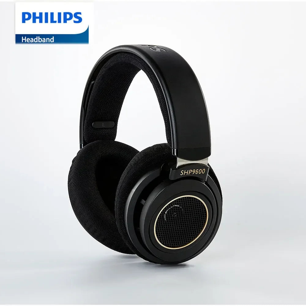 Philips SHP9600 Wired Gaming Headphone HIFI Stereo Earphone PCs Tri-band Equalized 3.5mm 6.3mm Universal Headset SHP9500 Upgrade