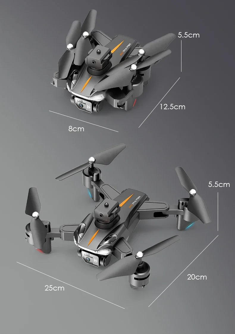 P11S PRO MAX Drone 8K HD Camera GPS Professinal Four-way Intelligent Obstacle Avoidance Foldable Quadcopter RC 5000M Toys Gifts