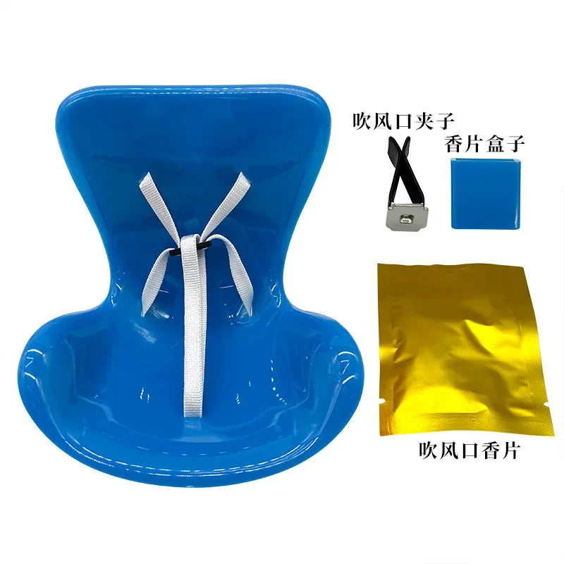 Labubu V1 V2 Idol Dolls Safety Seat Kawaii Plush Doll Car Seat Ornament with Air Outlet Aromatherapy Decoration Accessories Gift