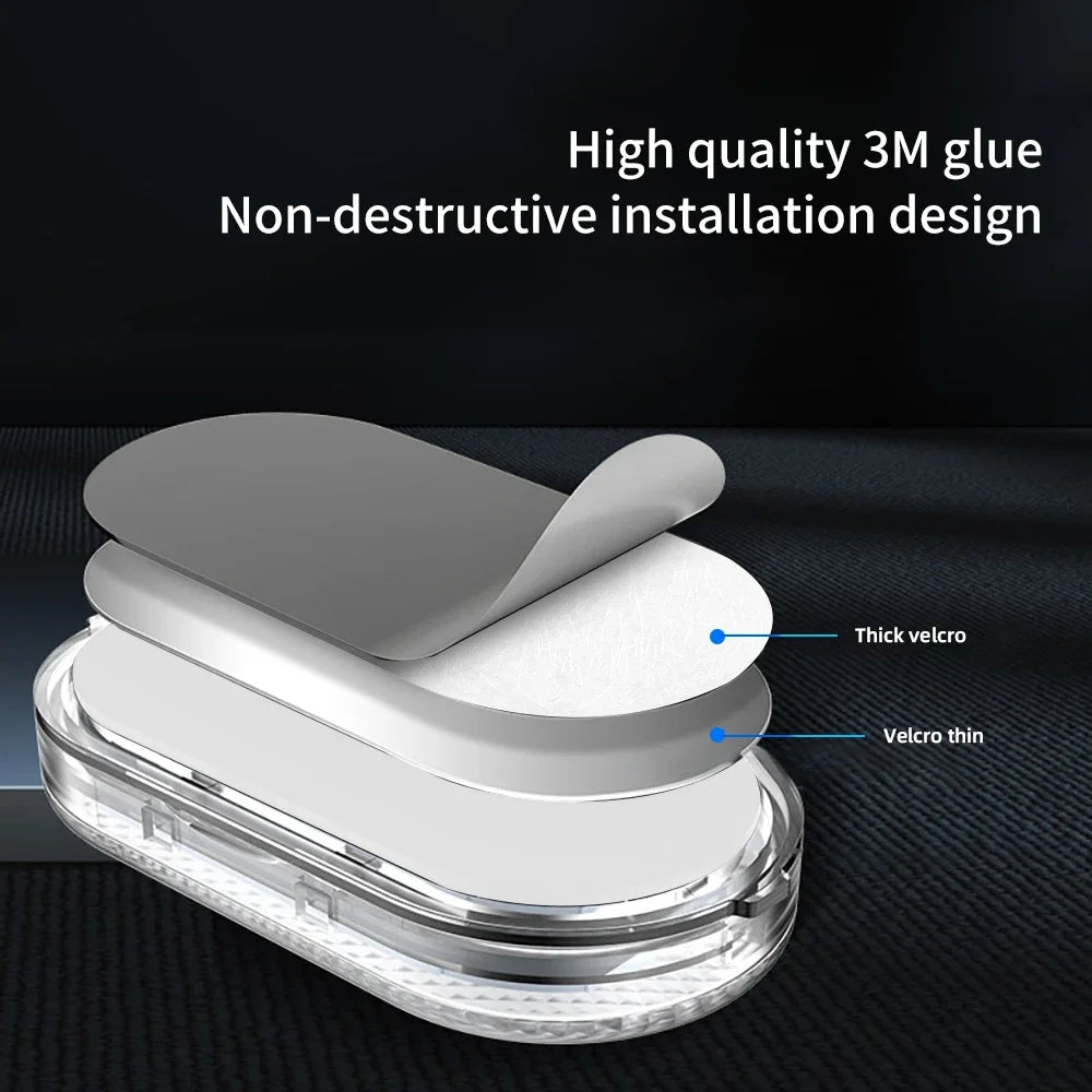Car Interior LED Night Lighting Under Cabinet Light Touch Sensor Reading Lamp LED Book Lights USB Rechargeable Car Door Light
