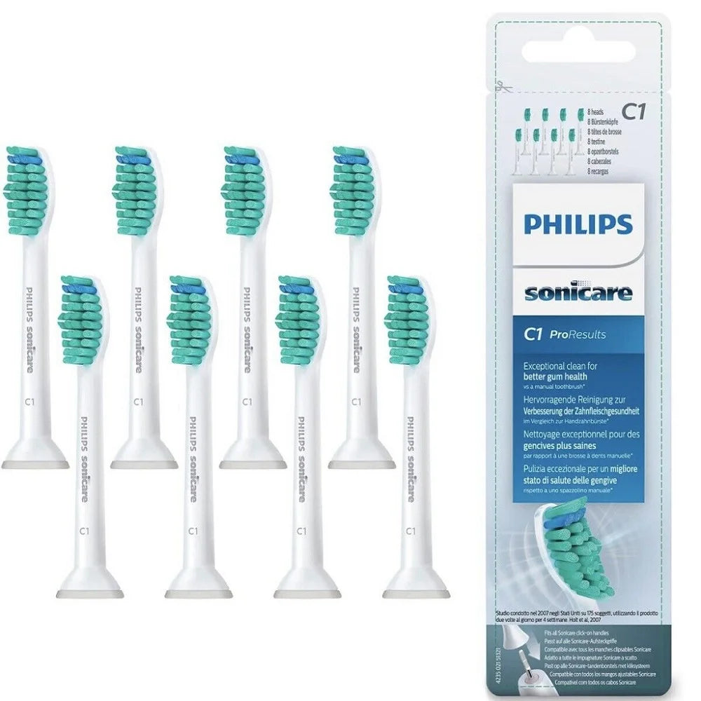 8/16PCS Toothbrush Heads White Toothbrush Brush Head Exceptional Clean for Philips Sonicare C1 Pro Results For Toothbrushes