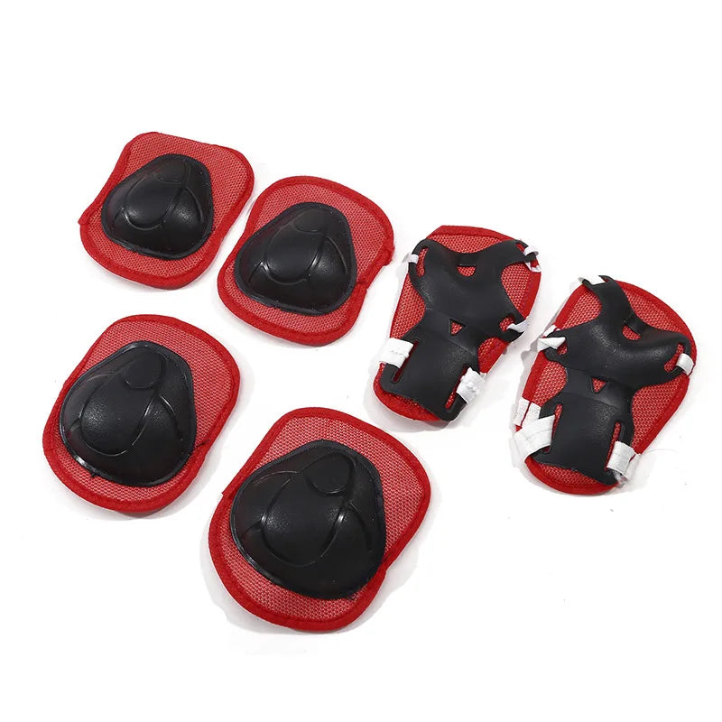Children's Sports Combination Mine Scooter Skating Shoes Roller Skating Riding Protective Equipment Knee