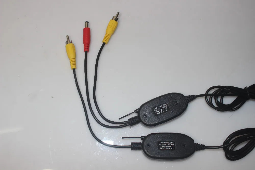 Car 2.4G Wireless transmitter and Receiver for Monitor Android Pakring 170 Degree Rear view Camera HD CCD Reverse