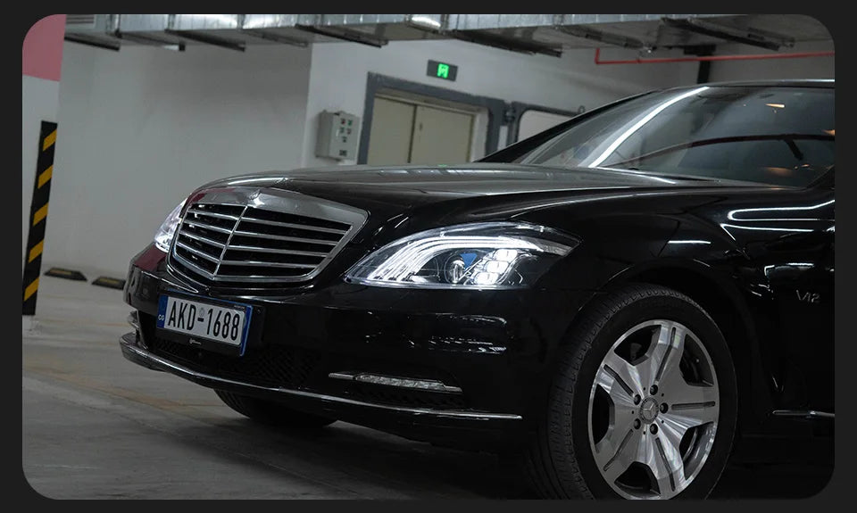Car Lights for W221 2006-2013 S Class LED Auto Headlight Assembly Upgrade W222 Maybach Style Design Signal Lamp Accessories