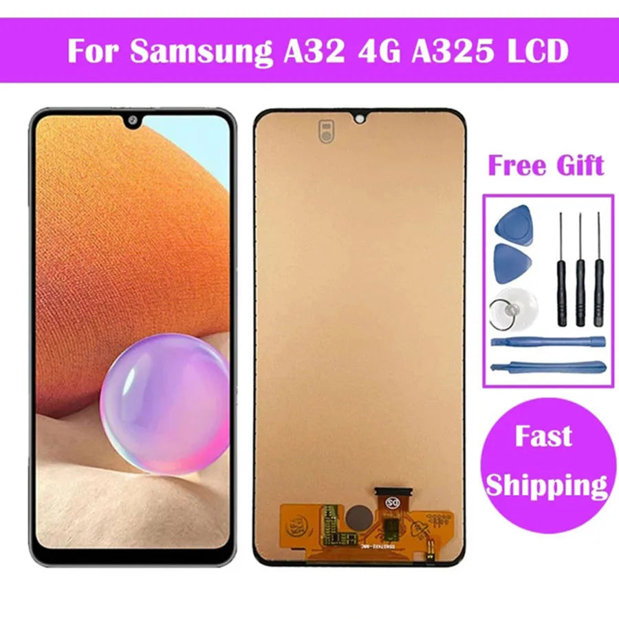 Incell For Samsung Galaxy A32 4G LCD SM-A325F SM-A325M Display Touch Screen For Samsung A32 5G Display SM-A326B