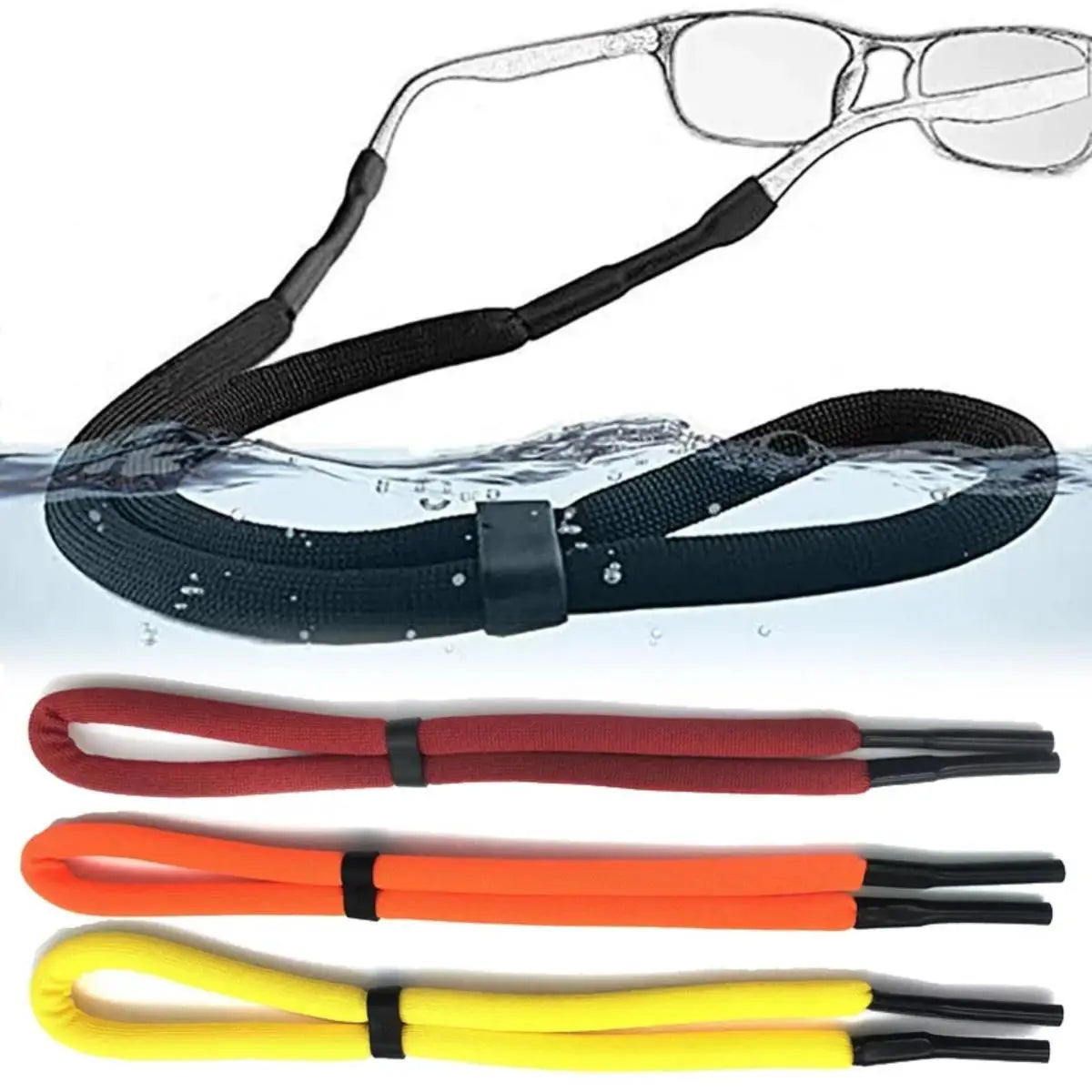 1pc Glasses Strap Sunglass Strap Eye Glasses String Strap Adjustable Sports Eyeglasses Lanyard Neck Holders Eyewear Retainer