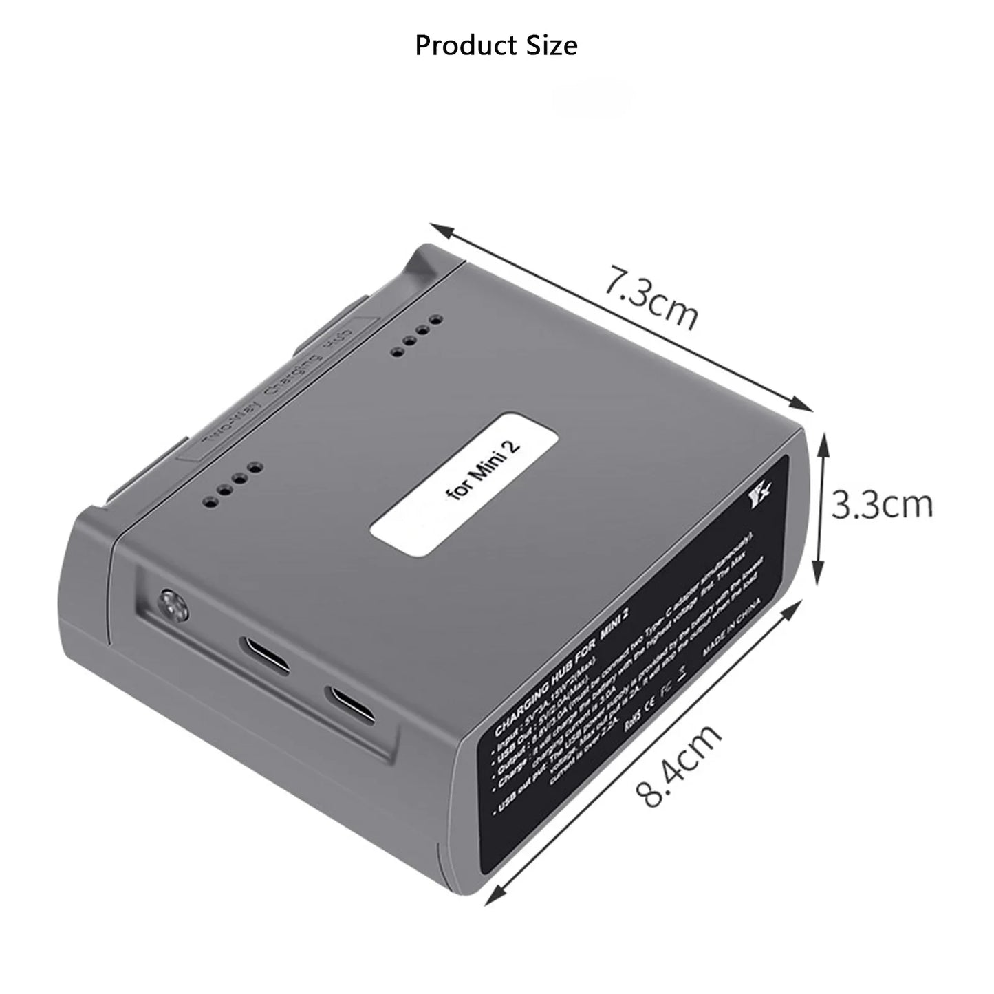 2400mAh Battery For DJI Mini 4K / Mini 2 / Mini 2 SE / Mini SE  with USB Charging Hub Intelligent Flight Battery Accessories